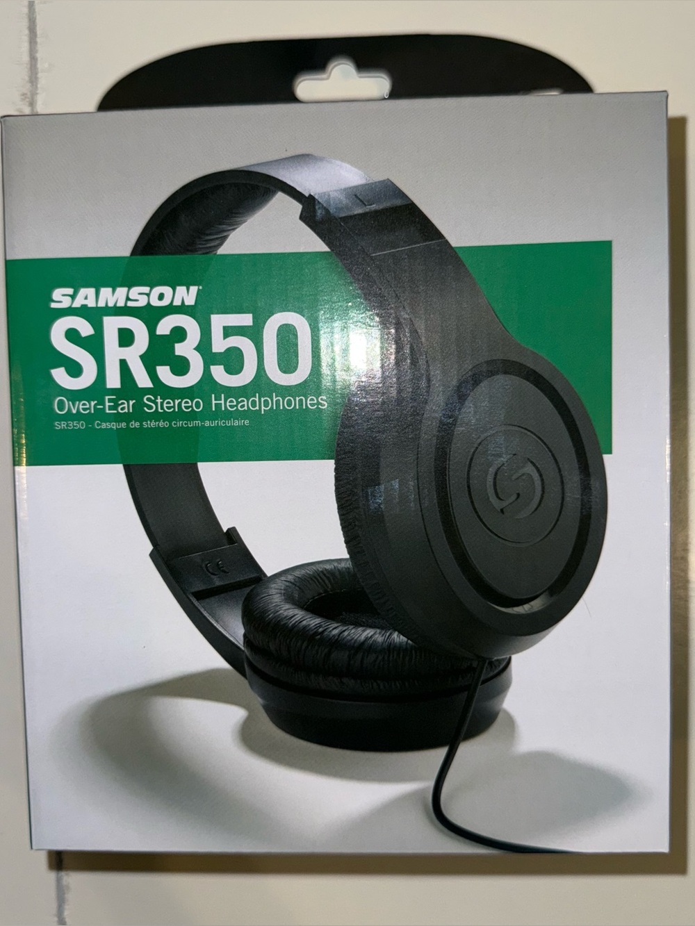 SR350 Over-Ear Stereo Headphones - Black